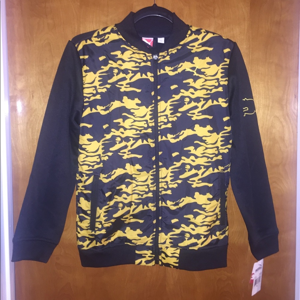 🆕Boys PUMA track suit jacket size M (NWT)